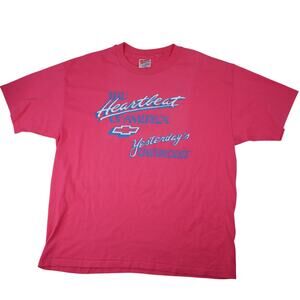 Vintage Chevy "The Heartbeat of American" Graphic T Shirt